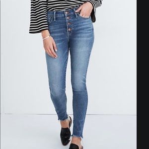 10" High-Rise Skinny Jeans in Cordova Wash